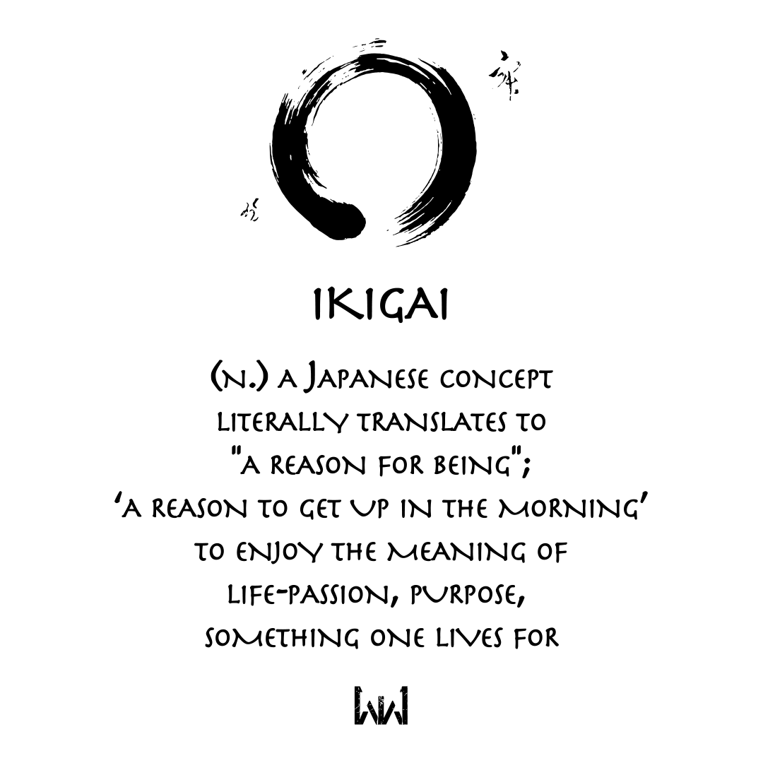 Ikigai Quote T-shirt